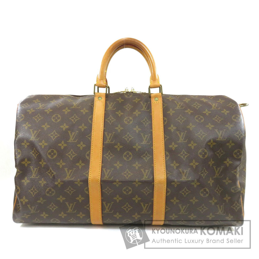 Louis Vuitton Keepall Bandoulire Monogram Boston Bag Canvas
